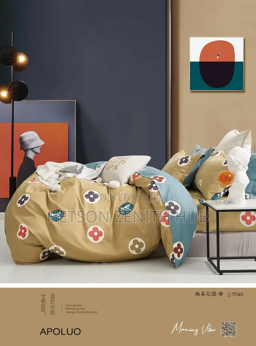 100% Cotton Fabric Bedding