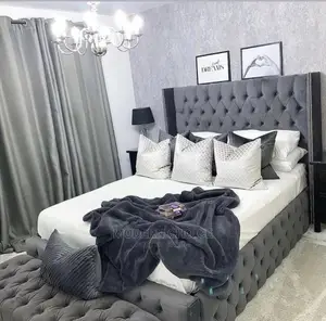 6 by 6 Tufted Bed Up for Grab