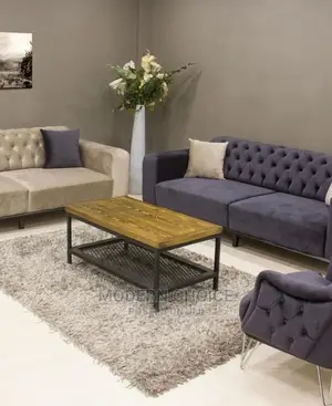 Set of Tufet Sofa With Accent Chair Up for Pre-Order