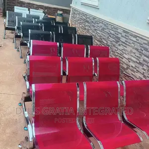 3 Seater Airport/Waiting/Hospital Chair Red