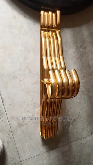 Pure Gold Chrome Clothes Display Hangers