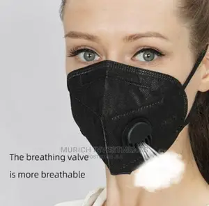 Disposable Black KN95 Respirator Face Masks - Pack Of 10pcs