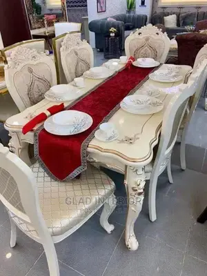 Fine Royal Dining Table With Chairs