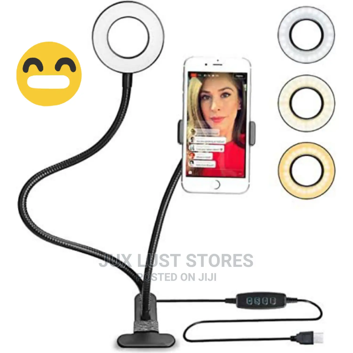 Selfie Ringlight With Phone Holder