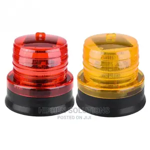Wireless Solar LED Beacon Flashing Barricade Warning Lamp