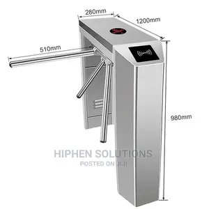 RFID Card Access Turnstile Tripod Gate Floor Barrier Gate