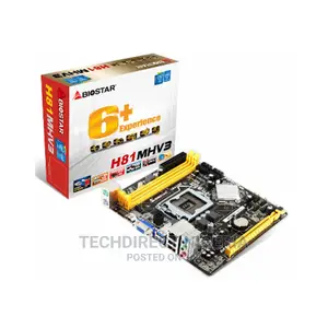 Biostar H81mhv3 Lga 1150 Intel H81 HDMI Sata 6gb/S USB 3.0 M