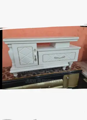 Adjustable White Tv Stand