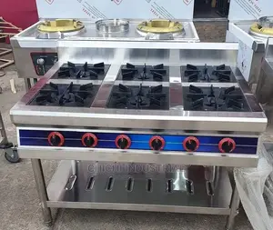 6 Burner Gas Cooker Without Oven