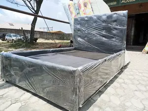 Modern 4.5 by 6 Leather Padded QUALITY BEDFRAME.