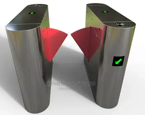 Strictly Checked Flap Access Control Turnstile Gate