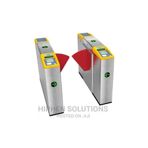 Lobby Entrance Access Control Waist High Optical Turnstile