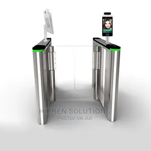 High Security RFID or Barcode Turnstile Barrier