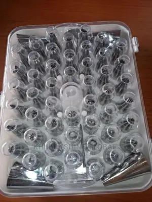 55 Piece Cake Decorating Set Frosting Icing Steel Nozzles