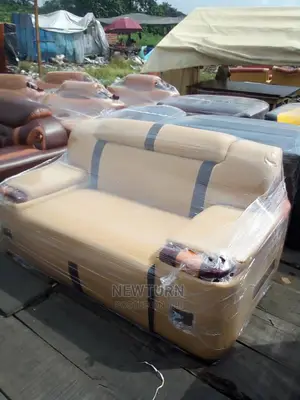 Complete 7 Seater Royal Leather Sofa Set.