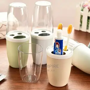Toothpaste Toothbrush Holder Bathroom
