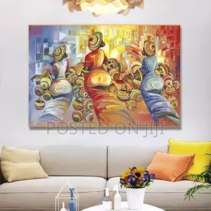 Abstract African Dancing Women Figure Art