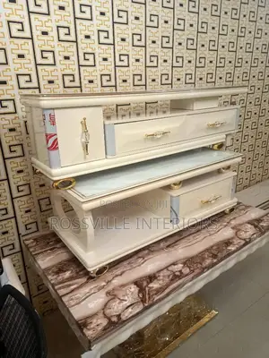 Imported Ceramic Tv Stands Centre Table Set
