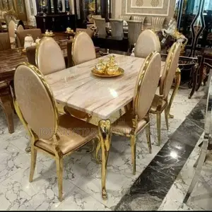 Italian Oxford Royal Dinning Tables With 6 Chairs