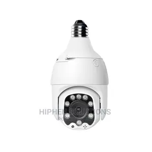 LED Light Bulb CCTV Camera