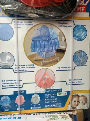 Quality LMV Baby Cradle Bassinet Bed Crib Carriage