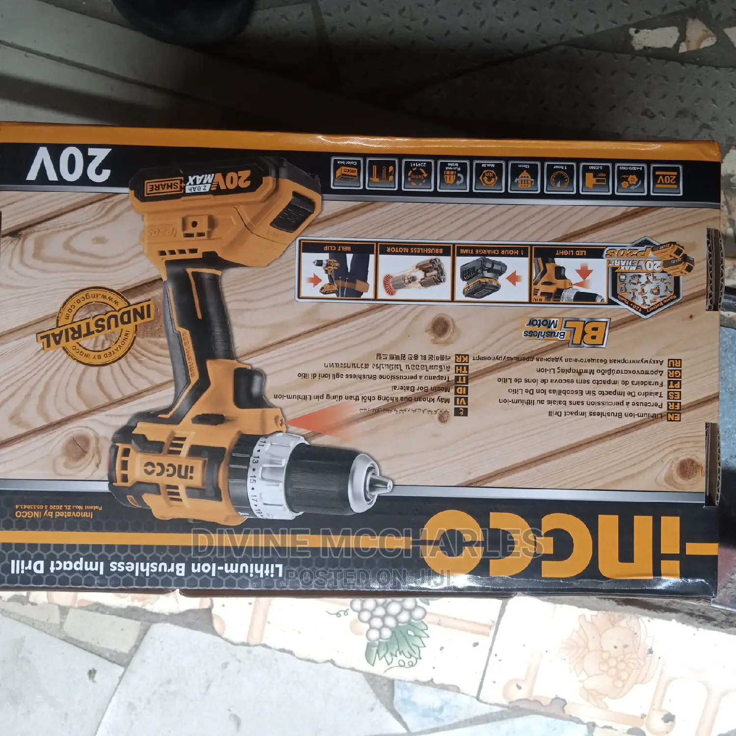 INGCO Cordless Drill Machine (Brushless)