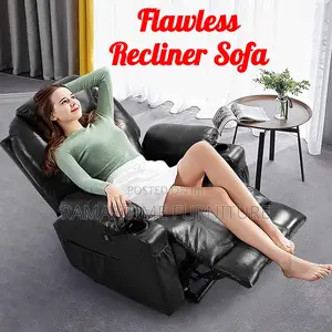 Home Theater Leather Manual Recliner Sofa.