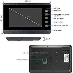 Wired 7 Inch Color Monitor Video
