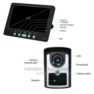7 Inch Wired Video Intercom System