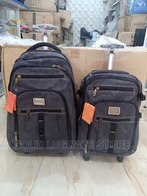 Aoking Khaki Trolley Backpack
