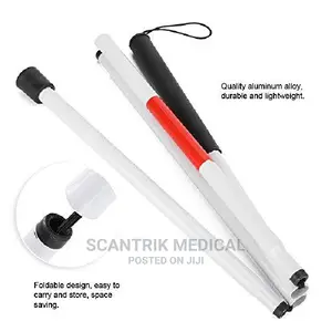Folding Blind Guide Cane Aluminum Walking Stick