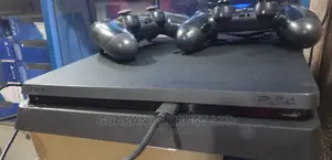 Ps4 Slim Console +10 Games(Fifa26, Gta5 ) + 2 Controllers