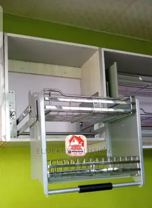 Pull Down Plate Rack (60/70/80/90cm)