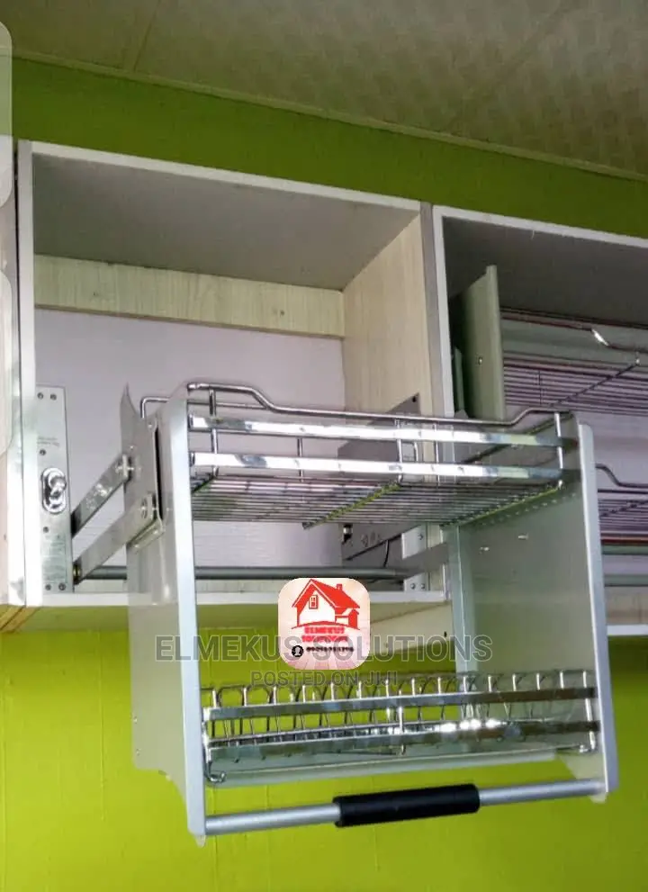 Pull Down Plate Rack (60/70/80/90cm)
