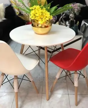 Canteen/ Outdoor/ Restaurant Chairs and Table With Wood Leg