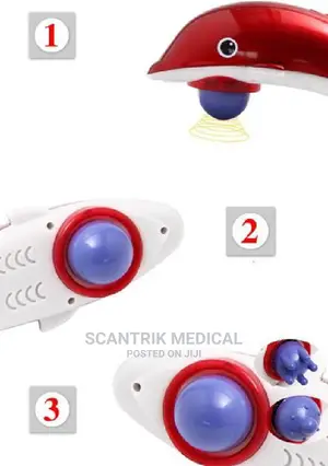 Red Dolphin Massager, for Body Relaxation