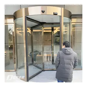 Commercial Aluminum Automatic Revolving Exterior Doors