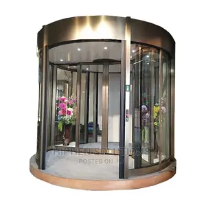 Aluminum Automatic Revolving Exterior Doors
