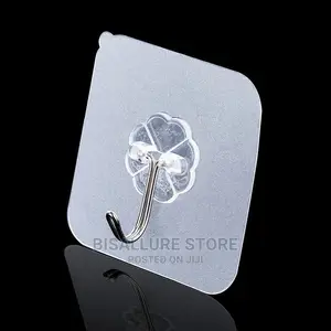 Adhesive Wall Hook- 1dozen.