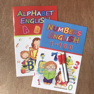 Alphabet and Number Write and Wipe Activity Book