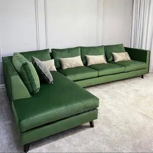 Set of L- Shaped Sofs Simple and Classy