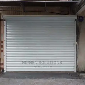 Windproof Aluminum Shutter Door With Motor