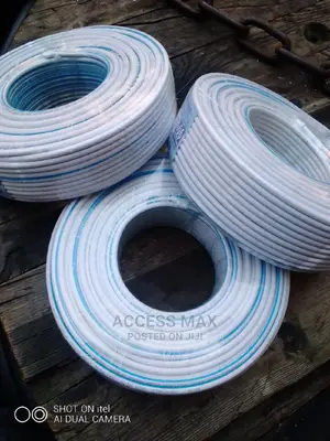 TV Cable Coaxial Cable . DSTV Wire ( White ) by 100 M