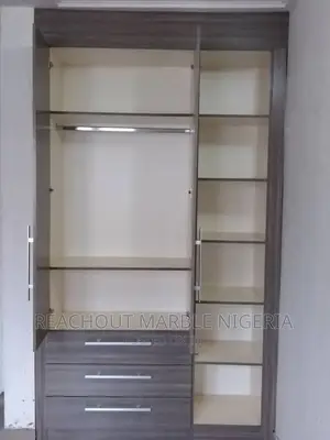 Kitchen Cabinet Fabrication With Marble Counter Top