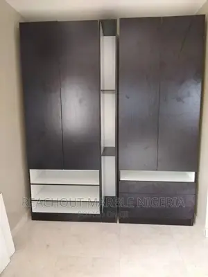 Kitchen Cabinet Fabrication With Marble Counter Top
