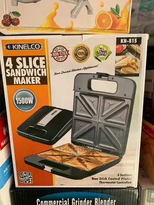 Kinelco Large Electric 4slice Bread Toaster / Sandwich Maker