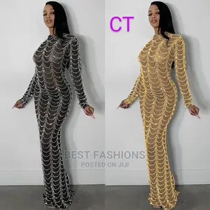 Elegant Cord Dinner Gown
