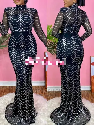Elegant Cord Dinner Gown