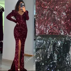 Ladies Long Sequence Dinner Gown