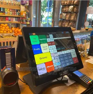 Supermarket and Restaurant POS System With Double Screen